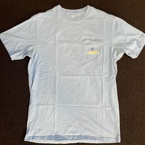 Light blue, Southern Tide, Side Medium, Cotton t-shirt